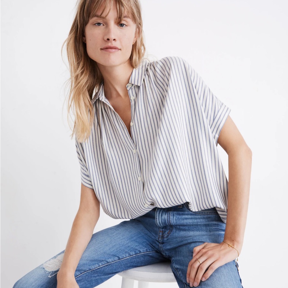 Madewell Central Shirt in Dalton Stripe